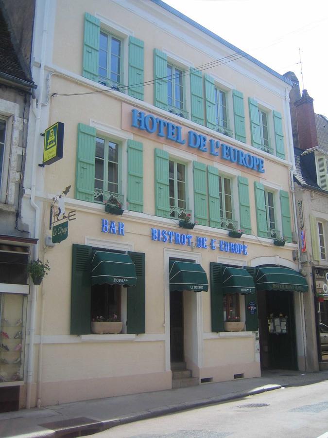 Logis De L'Europe Restaurant Le Cepage Hotell Corbigny Eksteriør bilde